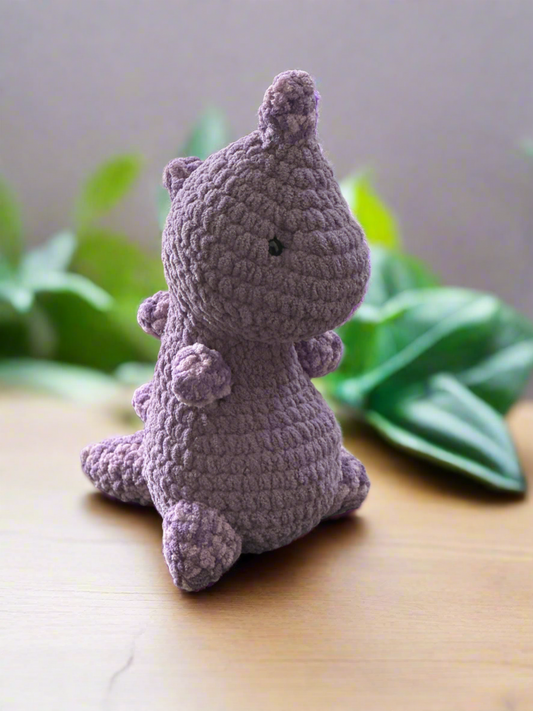 🦕 Product Title (SEO-Friendly):
Handmade Purple Crochet Dinosaur Plushie – Soft Amigurumi Toy for Kids & Collectors