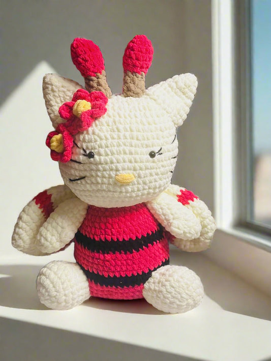 Handmade Crochet Kitty Doll