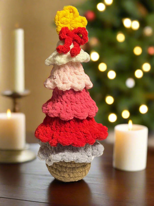 Handmade Layered Crochet Christmas Tree