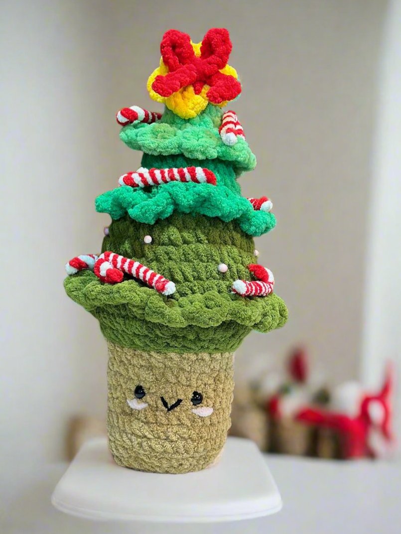 Handmade Layered Crochet Christmas Tree