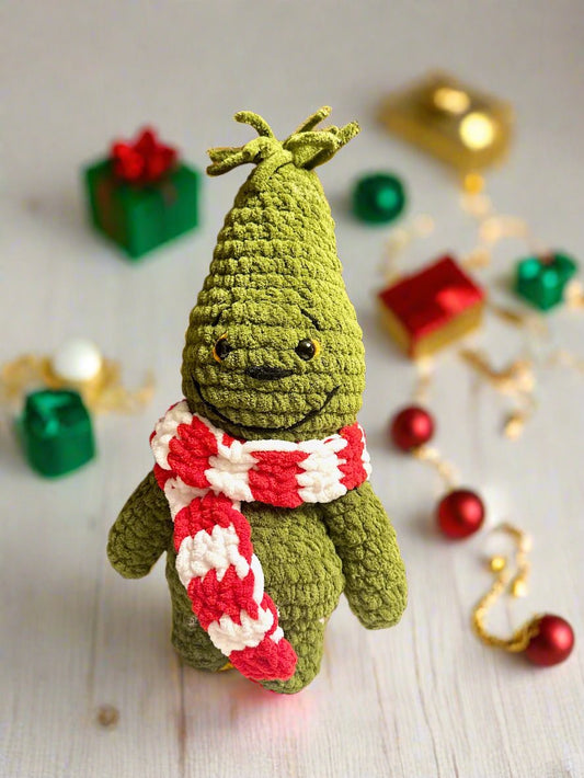 Handmade Crochet Christmas Tree Plush Doll