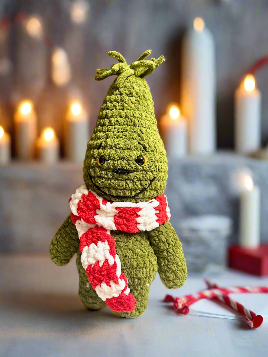 Handmade Crochet Christmas Tree Plush Doll