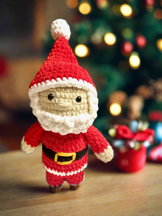 Handmade Crochet Santa Claus Doll