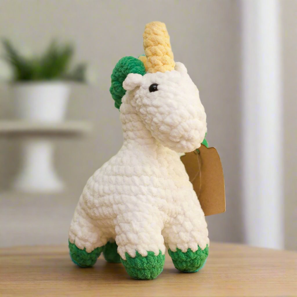 Handmade Crochet Unicorn Plush