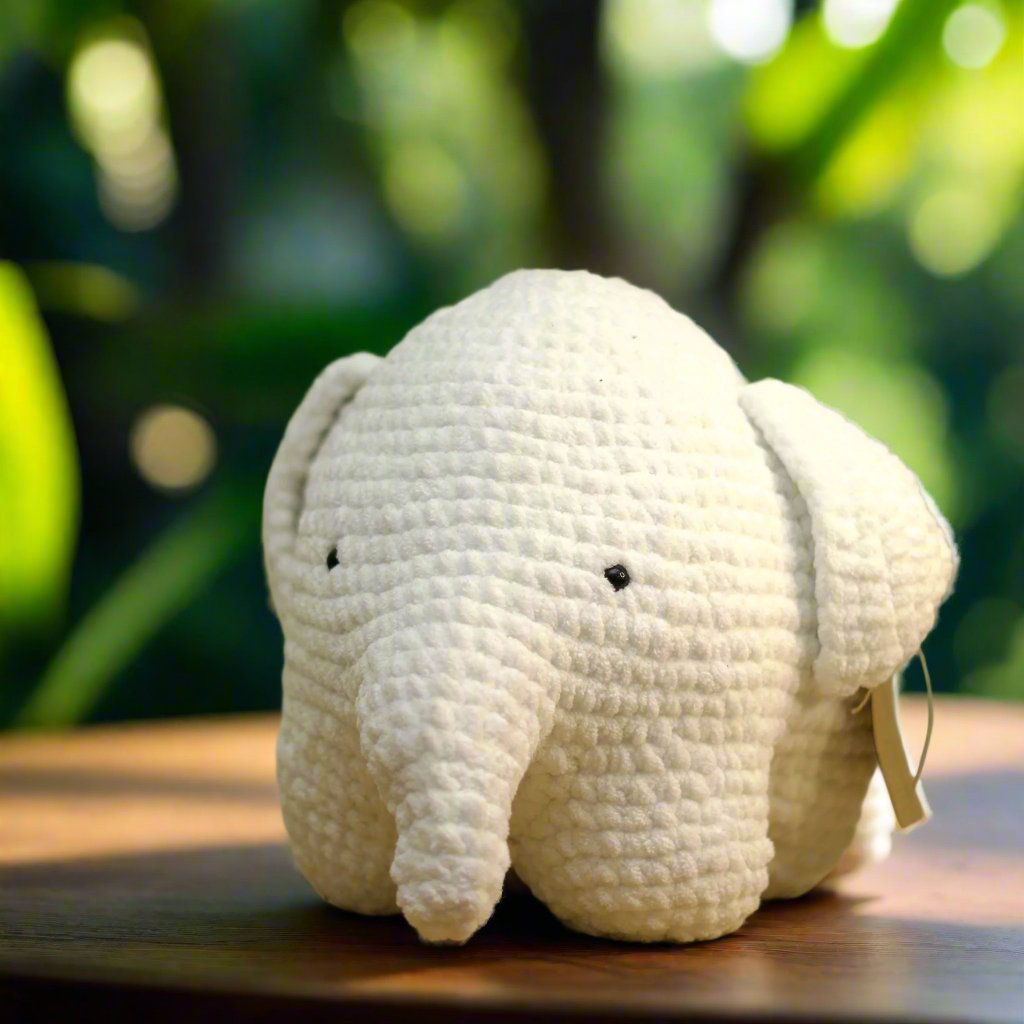 Handmade Crochet Elephant Plush