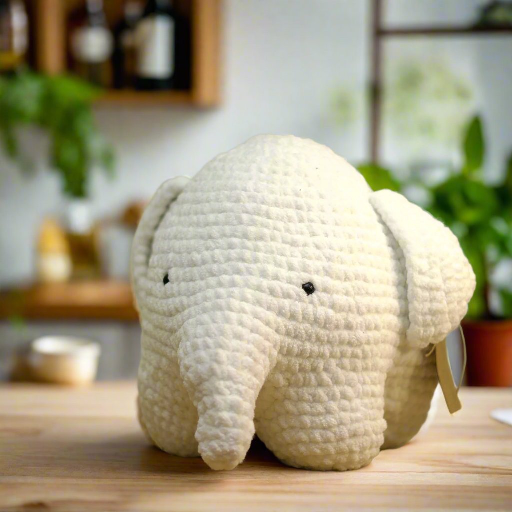 Handmade Crochet Elephant Plush