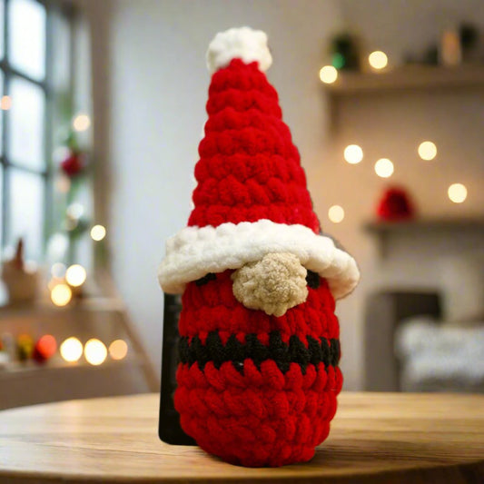 Handmade Crochet Mini Santa Plush